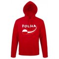 Supportershop Supportershop PLHOORD-M Poland Hooded Sweatshirt for Men - Red; Medium PLHOORD-M